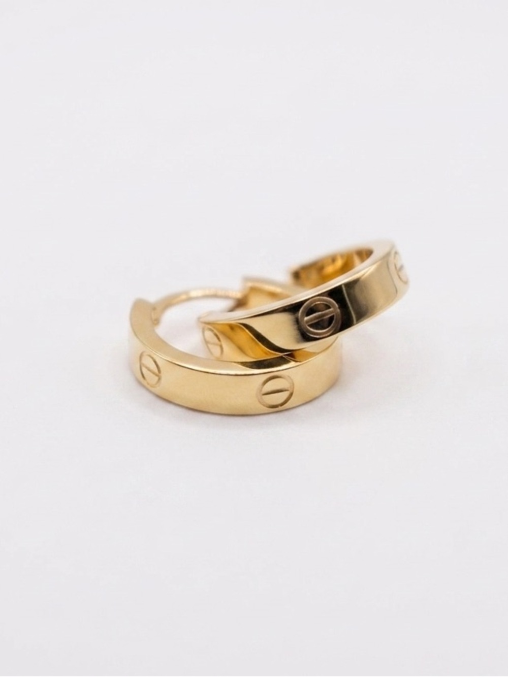18k Gold Hoop Earrings